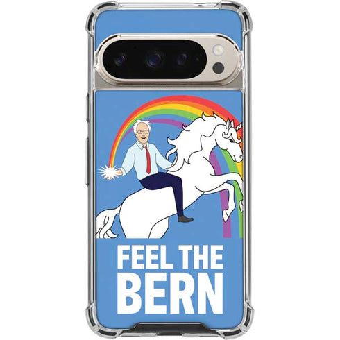 Feel The Bern Unicorn Pixel 9/9 Pro Clear Case